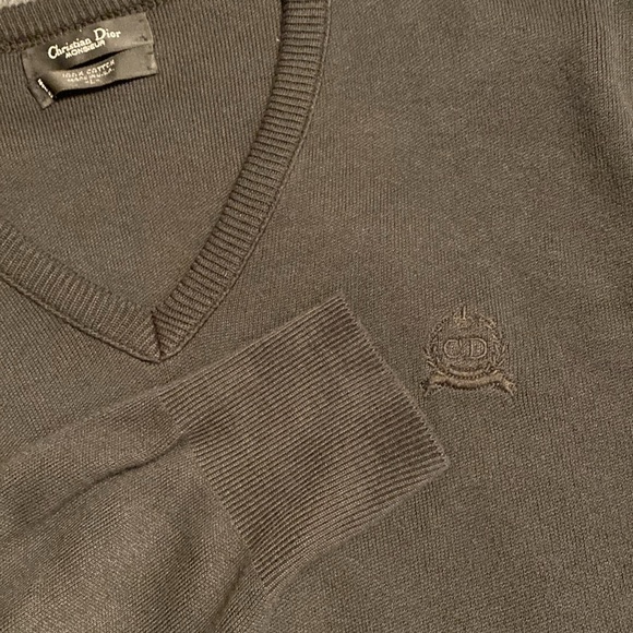 Dior Black V-Neck Sweater - Picture 5 of 5